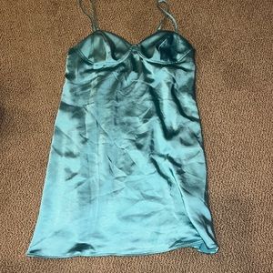 aquamarine spaghetti strap dress🦋🪼 ( with adjustable straps!)